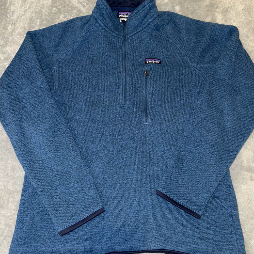 NW Patagonia Deep Blue Pullover Quarter-Zip